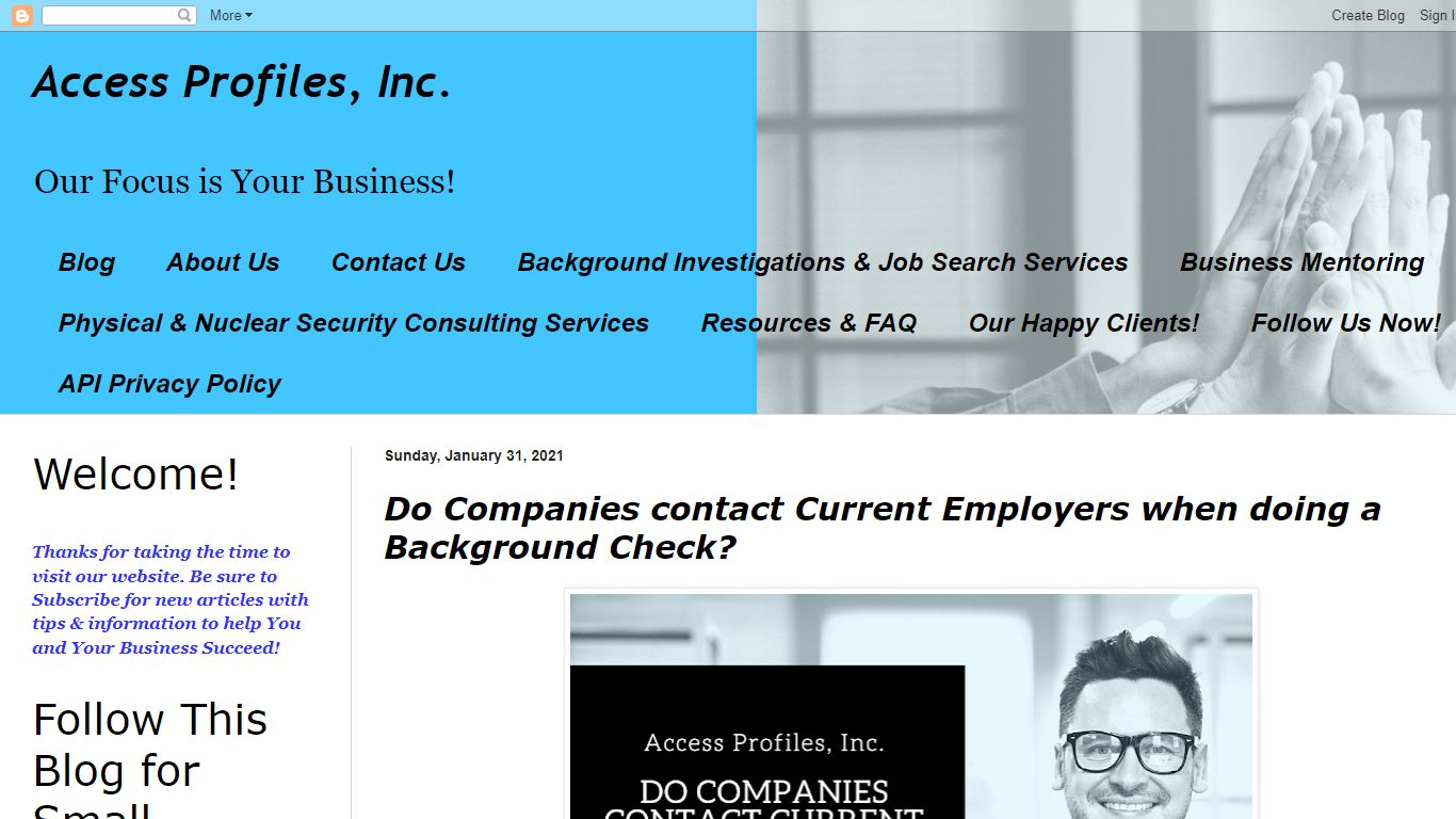 Do Companies contact Current Employers when doing a Background Check?